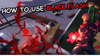 How To Use BLACK FLASH In Sorcerers Battlegrounds [upl. by Eniaral975]