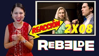 REACCIÓN a Rebelde Netflix  2x08 quotOtro Día Que Vaquot [upl. by Nibot]