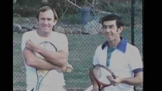 Singles a tennis lesson by Tony Roche amp Ken Rosewall edited in spanish [upl. by Ritch514]