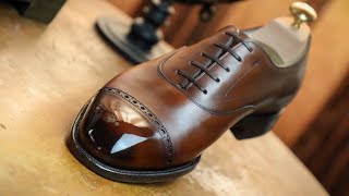 Traditional and Classic Shoe Care Edward Green Quarter Brogues [upl. by Uund]