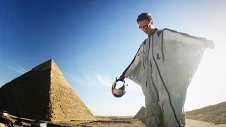 Wingsuit Flying Over Pyramids Red Bull Leap of Wonder [upl. by Winnifred]