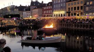 2024 StHans aften I Nyhavn København video Ole Olsen [upl. by Anialam]