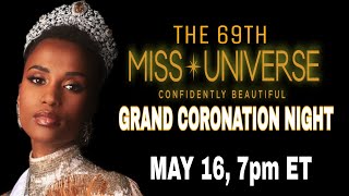 THE 69TH MISS UNIVERSE COMPETITION GRAND CORONATION NIGHT  LIVE SEMINOLE HARD ROCK HOTELFLORIDA [upl. by Olegnaid153]