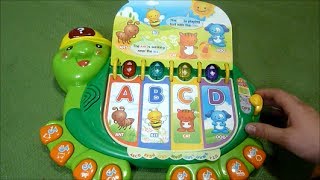 Review of VTech Touch and Teach Turtle Alphabet Learning Book Pad [upl. by Rachelle690]