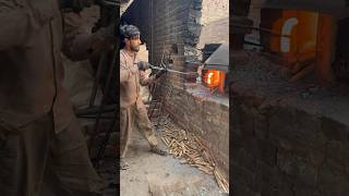 How Big Iron nails are made in Factory By Melting Iron making manufacturing [upl. by Assillem]