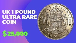 UK ONE POUND RARE COIN WORTH 25000 [upl. by Eelrebmyk481]