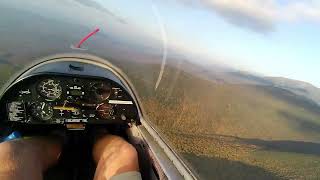 Northern New England Foliage From 4000 Feet From a Glider Near Sunset [upl. by Julia]