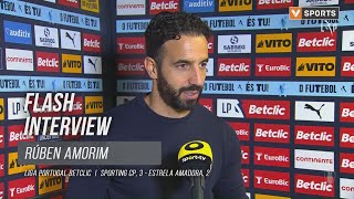 Ruben Amorim quotEra importante vencer antes de ir à Luzquot [upl. by Odnumde54]