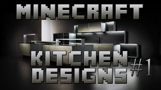 Minecraft Interior Designs  Episode 1  Kitchen Designs [upl. by Wilhelmine]