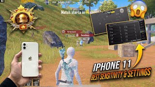 CLICKY 29🔥BEST Sensitivity amp Settings ZERO RECOIL For iPhone 11  Code Update PUBG MOBILE [upl. by Maurey]