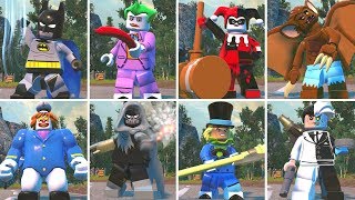 All Batman The Animated Series Character Idle Animations  LEGO DC SuperVillains [upl. by Hillhouse]