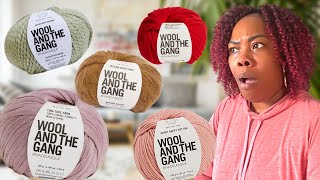 YARN SNOB REVIEWS WOOL AND THE GANG YARNS Worth the coins Well see 🤑🤔😳 [upl. by Karlotte]