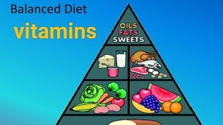 nutrients food and vitamins list balanced diet food pyramid nutrients in food for children [upl. by Kwapong526]