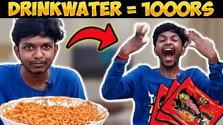 Eating Hottest Noodles Challenge Gone Wrong🔥 [upl. by Acinnor]