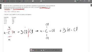 Exercício Resolvido sobre Energia de Ligação [upl. by Goodrich]