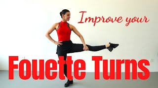 Improve Fouette Turns  Tips to Improve Fouette Turns Ballet For All [upl. by Solis219]