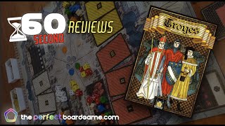 Troyes Board Game Review in 60 Seconds [upl. by Solegnave]