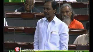 KCR Agitation In Parliament [upl. by Bohner]