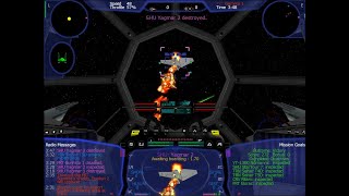 Star Wars TIE Fighter TFTC Classic Training Mission 2 Threat Display [upl. by Nollat]