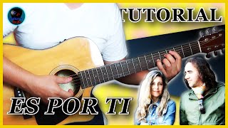 ✅ Cómo tocar ES POR TI en guitarra ✅ Cómplices  TUTORIALES DE GUITARRA T5 [upl. by Aileno233]