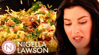 Nigella Lawsons Saffron Scented Chicken Pilaf  Forever Summer with Nigella [upl. by Sheply820]