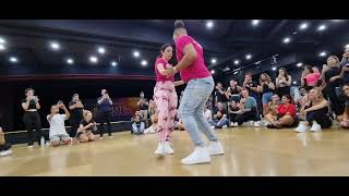 Dominican Bachata dance by losbonitillos  the recent Bachata Festival in Sydney SIBF 2024❤️ [upl. by Renat251]