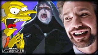 Star Wars Battlefront 2  Funny Gameplay Moments Palpatines Evil Laugh [upl. by Adarbil]