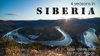 Timelapse film 4 seasons in Siberia [upl. by Ayt]