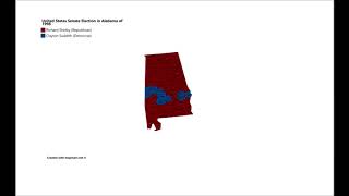 United States Senate Elections from Alabama from Howell Heflin to Doug Jones [upl. by Lain]