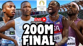 200M FINAL LIVE Paris 2024 Olympics Watch Party [upl. by Genaro]