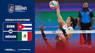 Cuba vs Mexico Copa Norceca Panam Final 6 15921 [upl. by Colpin]