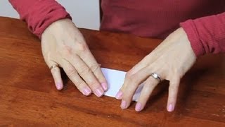 How to Fold a Paper in Eighths With Three Folds  Paper Folding Projects [upl. by Assirral290]