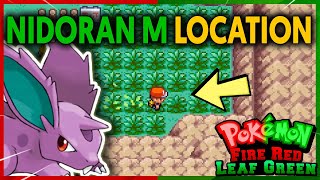 WHERE TO FIND NIDORAN M ON POKEMON FIRE RED AND LEAF GREEN [upl. by Rex617]