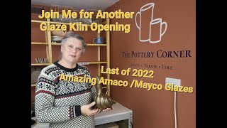 Glaze Kiln Opening More MaycoAmaco combinations including Saturation Gold [upl. by Gottwald]