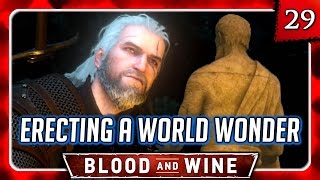 Witcher 3 🌟 BLOOD AND WINE 🌟 Big Feet to Fill Erecting Lebiodas Monument 29 [upl. by Emmeram]