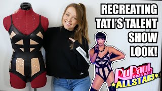 Recreating Tatiannas The Same Parts Talent Show Look from RuPauls Drag Race All Stars 2 [upl. by Bigot]