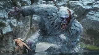 Sekiro Guardian Ape Boss Fight [upl. by Arratahs10]