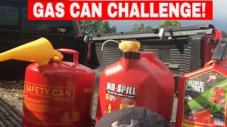 GAS CANS COMPARISON2017 What one is best [upl. by Iatnwahs]