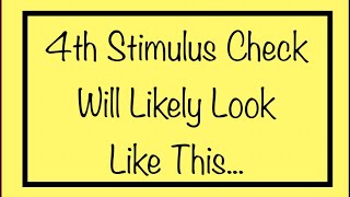 The Next Stimulus Check Will Likely Look Like This [upl. by Nylitak603]