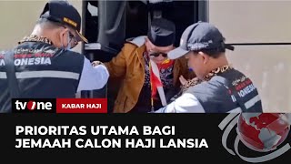 Jemaah Calon Haji Lansia Mendapat Prioritas Utama  Kabar Haji tvOne [upl. by Ulani]