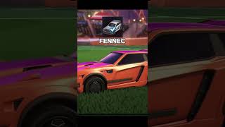 Clean fennec designs part 1 rocketleague trend rl viral shorts [upl. by Watters789]