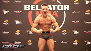 Mike Chandler Bellator 192 pre weigh in  Chandler vs Yamauchi video [upl. by Adda409]