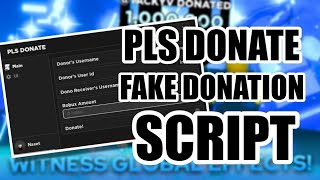 🔥BEST SCRIPT PLS DONATE FAKE DONATION  DELTA 2024🔥 [upl. by Glynda]