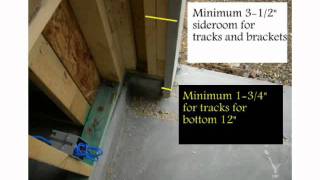 Measuring a New Opening for Garage Door Installation [upl. by Lachman51]