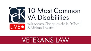 10 Most Common VA Disabilities Among Veterans [upl. by Joiner836]