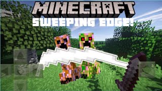 How to Get Sweeping Edge in MCPEMinecraft Mods [upl. by Akehsay]