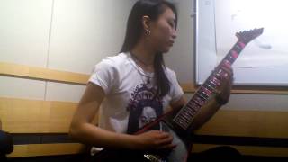 Children Of Bodom Bodom Beach Terror solo cover by Saaya [upl. by Harlen]