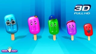 The Finger Family Ice Cream Family Nursery Rhyme  3D Ice Cream Finger Family Songs [upl. by Michel]