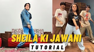 Sheila Ki Jawani Dance Tutorial  Sheila Ki Jawani Instagram Dance Trend Tutorial Step By Step [upl. by Ielarol]