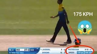 Matheesha Pathirana Bowling in a T10 Match  Fastest Bowler of CSK  IPL 2022 [upl. by Enayr]